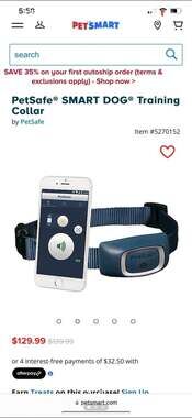 PetSafe smart dog trainer